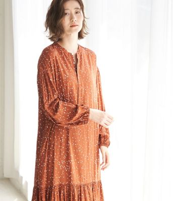 Rope Picnic ロペピクニック の Web限定 変形ドットぺプラムワンピース通販 Shop Marisol ショップマリソル