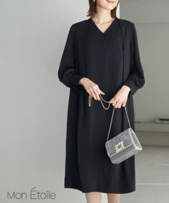 Rope Picnic ロペピクニック の 一部店舗限定 Mon E Toile ジョーゼットタックドレス通販 集英社happy Plus Store