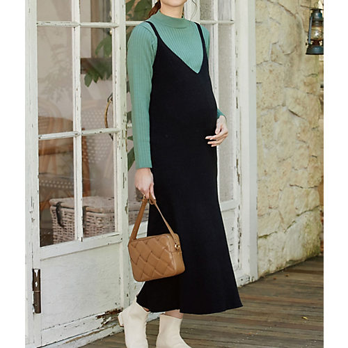 Vis ビス の Vismommy ニットプルオーバー付きニットキャミワンピース 授乳口付き 産前産後 通販 Leeマルシェ Vis ビス の Vismommy ニットプルオーバー付きニットキャミワンピース 授乳口付き 産前産後 通販 Leeマルシェ