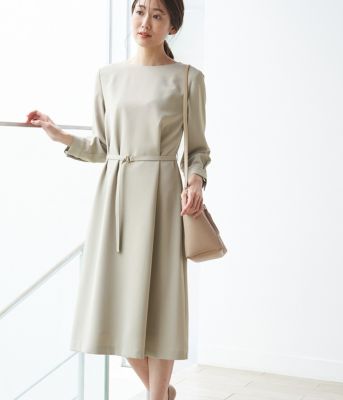 Rope Picnic ロペピクニック のベルト付aラインワンピース通販 集英社happy Plus Store