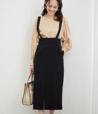 Vis ビス のサスペンダー付きタイトスカート通販 集英社happy Plus Store