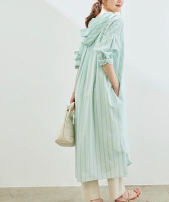 Rope Picnic ロペピクニック のカフタンフードストライプワンピース通販 集英社happy Plus Store