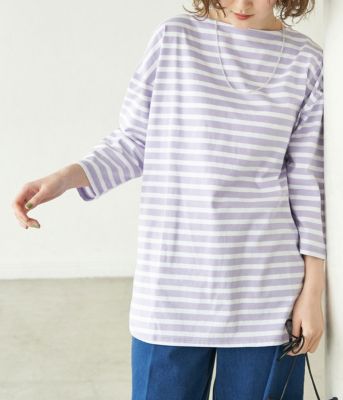 Rope Picnic ロペピクニック の True Cotton ボーダーロングtシャツ通販 集英社happy Plus Store