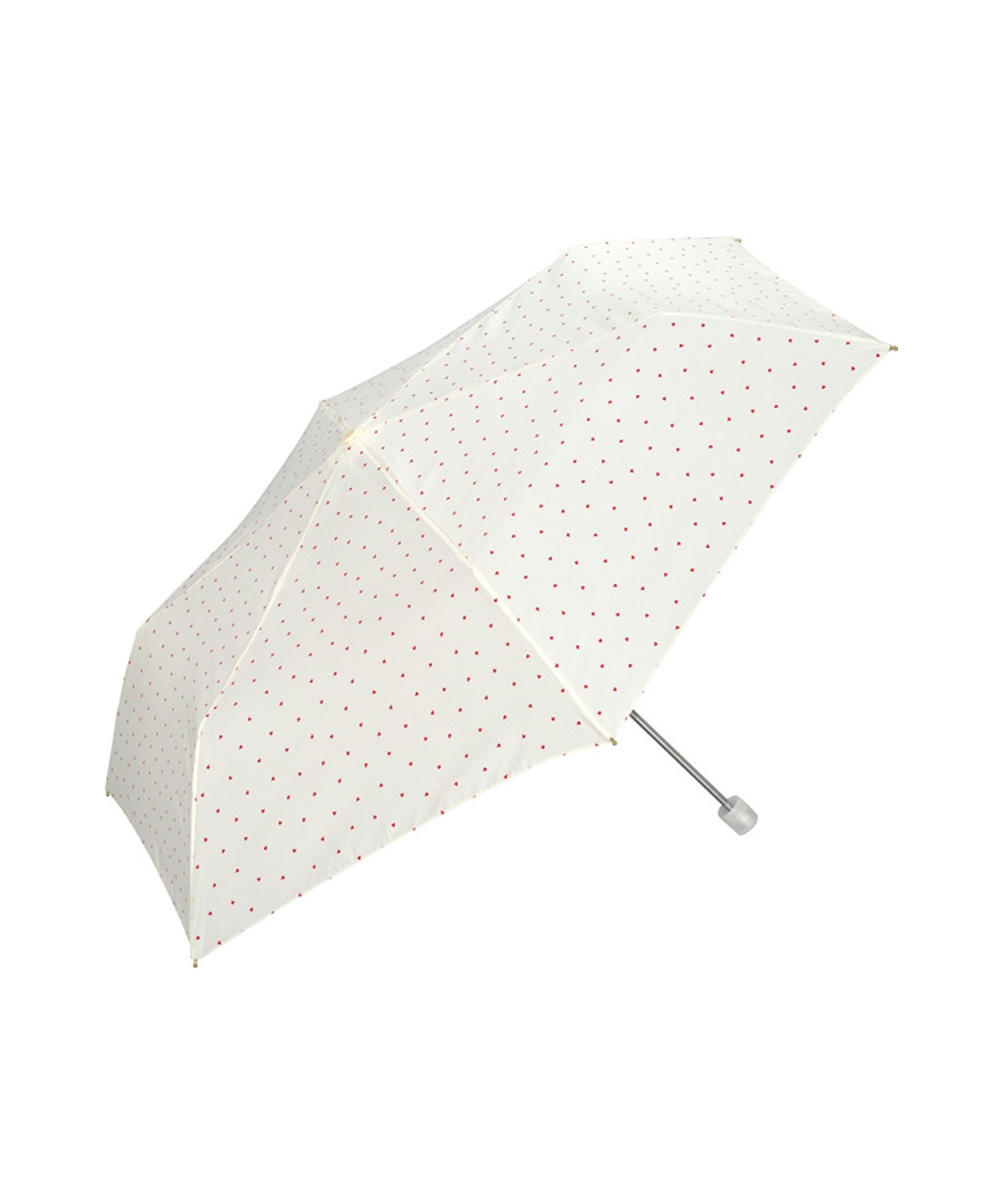  VIS(ビス)/【Wpc.】【雨晴兼用・UVカット】ミニマムハートmini折りたたみ傘