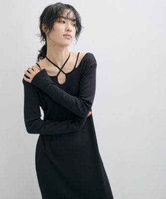 アダムエロペ 【MURRAL】別注 Ivy long sleeve dress 【期間限定