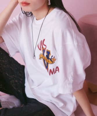 集英社HAPPY PLUS STOREVIS（ビス）/【PUMA】VIS別注 オリジナルロゴオーバーサイズTシャツ