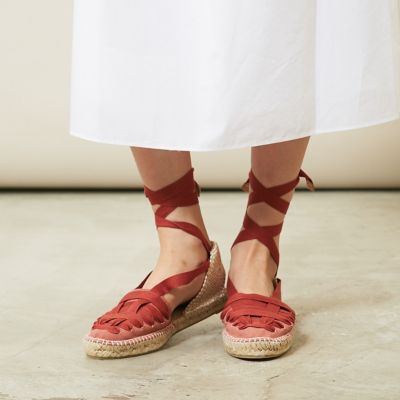 Abahouse Devinette アバハウス ドゥヴィネット のcastanier レースアップサンダル通販 集英社happy Plus Store