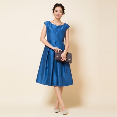 Rouge Vif ルージュ ヴィフ のシャンタンフィット フレアワンピ通販 集英社happy Plus Store