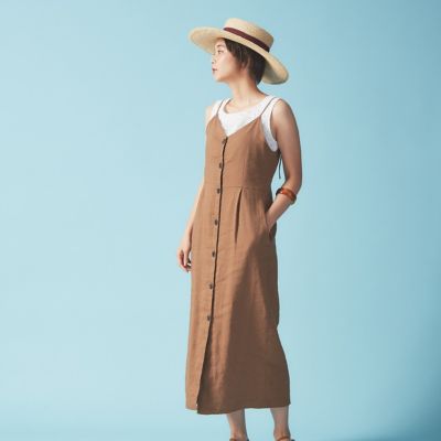 Rouge Vif ルージュ ヴィフ のフロント釦キャミワンピース通販 Shop Marisol ショップマリソル