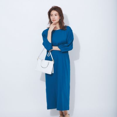 Qualite カリテ の 店舗限定 2wayタックポンチワンピース通販 集英社happy Plus Store