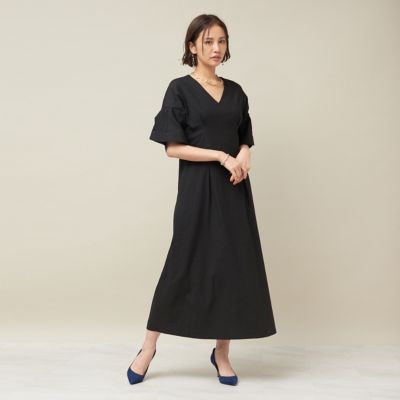 Designworks デザインワークス のビスコースリネンストレッチ ワンピース通販 Shop Marisol ショップマリソル