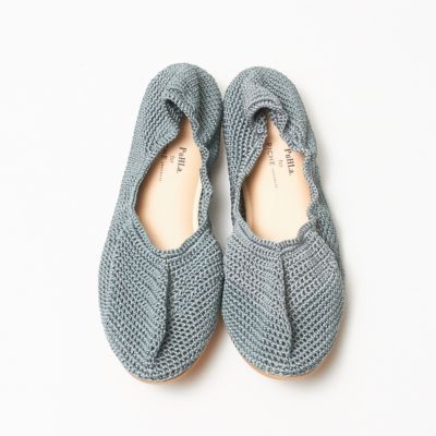Piche Abahouse ピシェ アバハウス の Puhla コラボ ニットフラットシューズ通販 集英社happy Plus Store