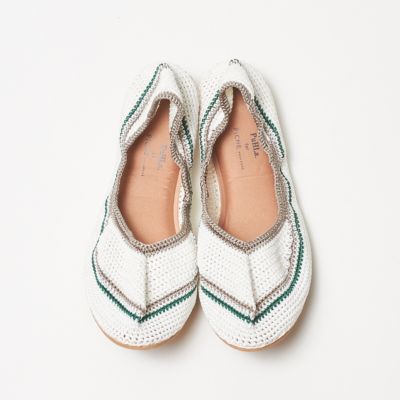 Piche Abahouse ピシェ アバハウス の Puhla コラボ ニットフラットシューズ通販 集英社happy Plus Store