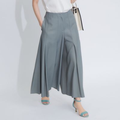 Qualite カリテ のタックワイドフレアパンツ通販 集英社happy Plus Store