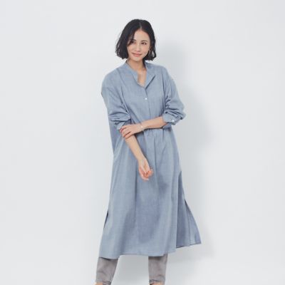 Abahouse Mavie アバハウス マヴィ の 新色追加 スキッパーシャツワンピース通販 Leeマルシェ