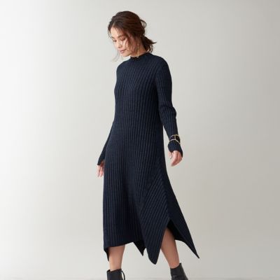 Qualite カリテ のカラーミックス2wayニットワンピース通販 集英社happy Plus Store