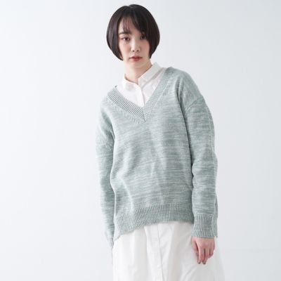 Collex コレックス の綿アクリルvネックプルオーバーニット通販 集英社happy Plus Store