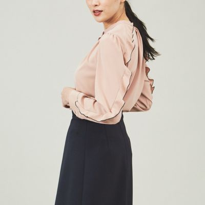 Designworks デザインワークス の肩フリルブラウス通販 集英社happy Plus Store