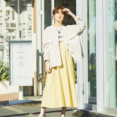 Abahouse Mavie アバハウス マヴィ のecru フェイクレザーキャミワンピース通販 集英社happy Plus Store