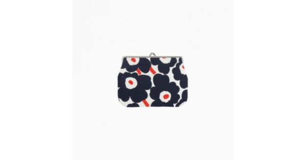 Marimekko(マリメッコ)のPuolikas Kukkaro Mini Unikko がま口ポーチ通販 | HAPPY plus  BEAUTY(ハピプラビューティ)