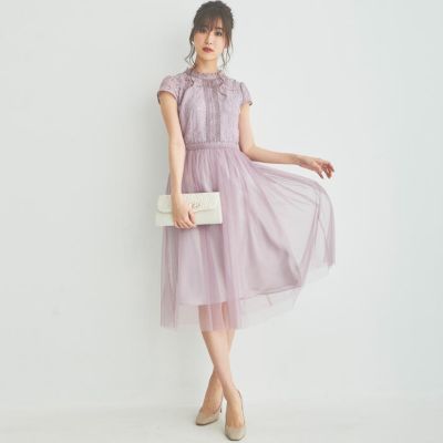 Laisse Passe レッセ パッセ のレース チュールドレス通販 集英社happy Plus Store