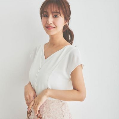 Debut De Fiore デビュー ド フィオレ のbackシャーリングブラウス通販 集英社happy Plus Store