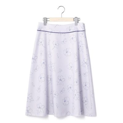 Debut De Fiore デビュー ド フィオレ のラインフラワープリントスカート通販 集英社happy Plus Store