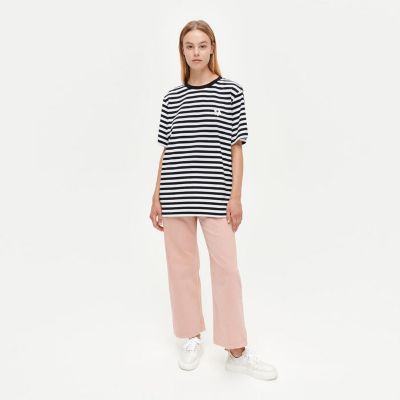 Marimekko(マリメッコ)のVihne Tasaraita Unikko Tシャツ通販 | 集英社