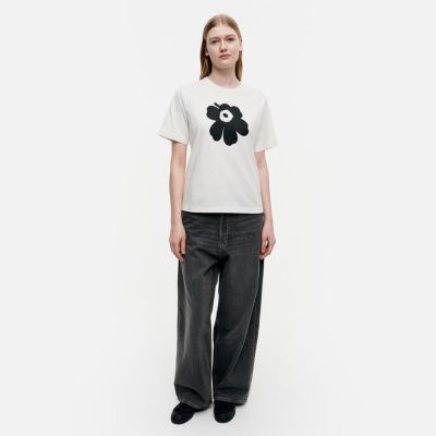 新品　マリメッコ　Liuske Unikko Placement Tシャツ　XS