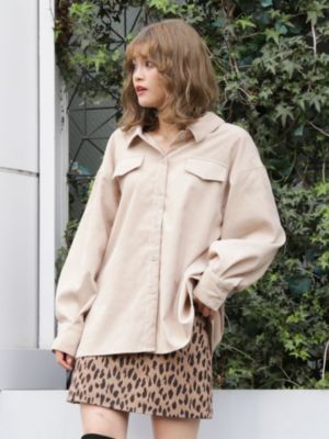 Dazzlin ダズリン のホソコールバックシャンロングシャツ通販 集英社happy Plus Store
