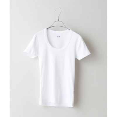 GALLARDAGALANTE(ガリャルダガランテ)/【three dots】UネックTシャツ