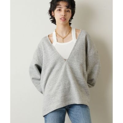 男女兼用 ウィムガゼットセーター グレー Vネック trainer-japan.com