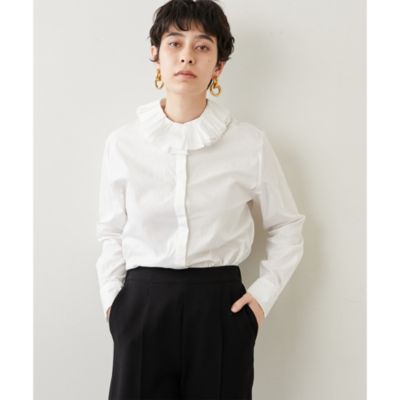 集英社HAPPY PLUS STOREWhim Gazette（ウィム ガゼット）/フリルカラーシャツ