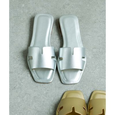 集英社HAPPY PLUS STOREWhim Gazette（ウィム ガゼット）/【MOHI】メタリックフラットミュール