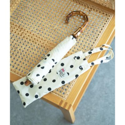 集英社HAPPY PLUS STOREWhim Gazette（ウィム ガゼット）/【Traditional Weatherwear】折畳み晴雨兼用傘　ドット