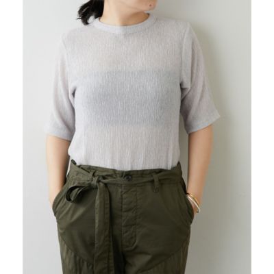 Whim Gazette プルオーバー ハンドクルーニットプルオーバー（ニット/セーター）｜Whim Gazette