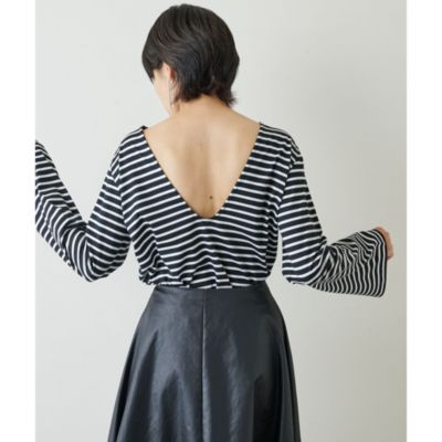 Whim Gazette ボーダープルオーバー ウィムガゼット Whim Gazette ランダムボーダープルオーバー