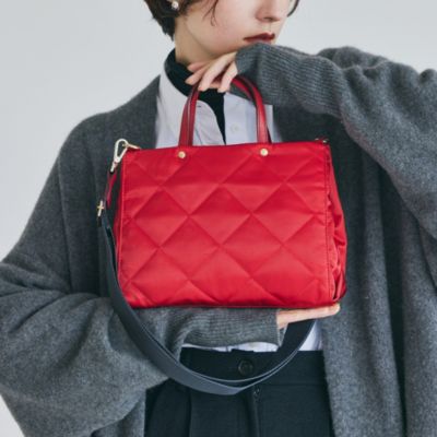 russet 《SHOPPER》トートバッグ S ハンドバッグ ショルダー 赤