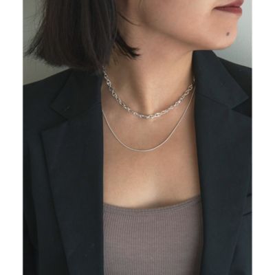 集英社HAPPY PLUS STOREWhim Gazette（ウィム ガゼット）/【Nothing And Others】ダブルチェーンネックレス