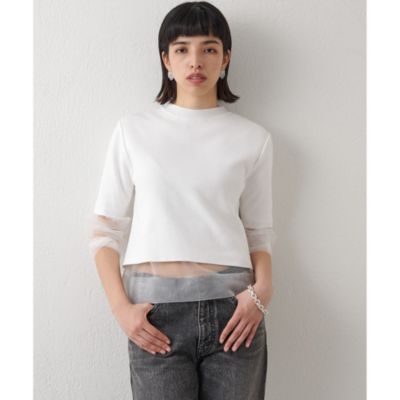 Whim Gazette(ウィム ガゼット)の【GEMINI】ハーフスリーブニットプル