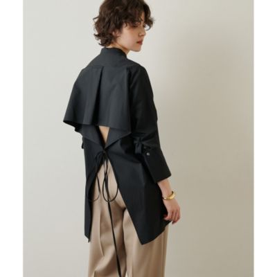 Whim Gazette / ウィムガゼット | バックシャンシャツ | F | ブラック | レディース Whim Gazette(ウィム ガゼット)のバックシャンシャツ通販 | 集英社