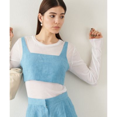 Whim Gazette(ウィム ガゼット)のリネンビスチェ通販 | 集英社HAPPY