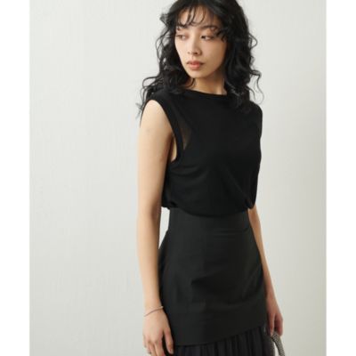 衝撃特価 Whim Gazette(ウィム ガゼット)のコットン強撚シアー Tシャツ(半袖+袖なし)