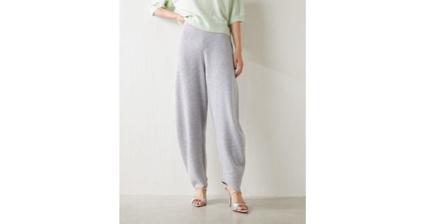 Whim Gazette(ウィム ガゼット)の【GEMINI】ニットバナナパンツ  