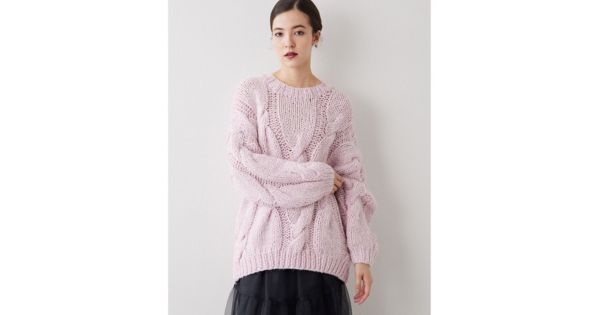 Whim Gazette(ウィム ガゼット)のハンドケーブルプルオーバー通販 