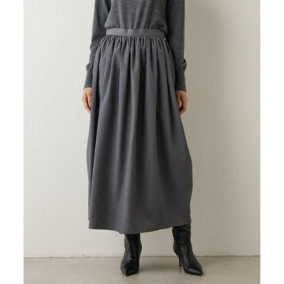 Whim Gazette(ウィム ガゼット)のジャガードボリュームスカート通販  