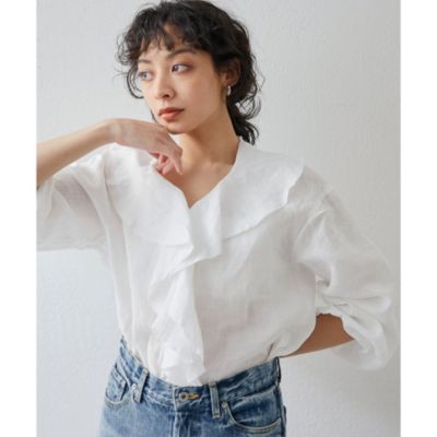 Whim Gazette(ウィム ガゼット)の【THE PAUSE】リネンフリル