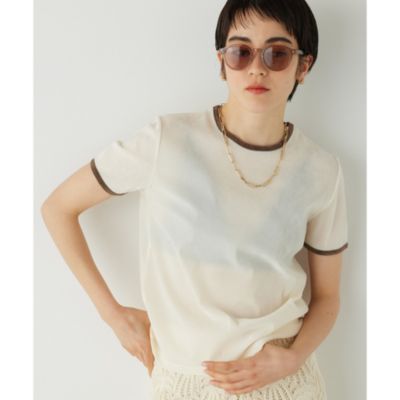 集英社HAPPY PLUS STOREWhim Gazette（ウィム ガゼット）/【THE PAUSE】フロッキーメッシュTシャツ