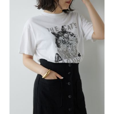 ウィムガゼット　CATS Tシャツ新品未使用 Whim Gazette(ウィム ガゼット)｜【UNFORTUNATE PORTRAIT】Cats
