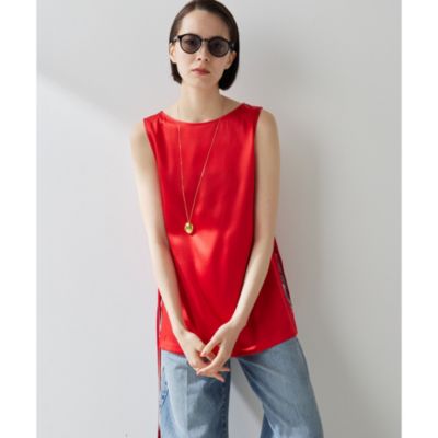 超人気高品質 Whim Gazette(ウィム ガゼット)のシルクリボンブラウス通販 シャツ+ブラウス(半袖+袖なし)